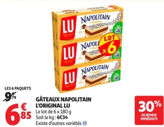 Gâteaux Napolitain L'Original LU