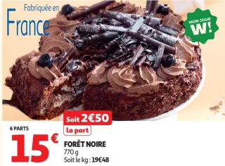 Forêt Noire 6 parts