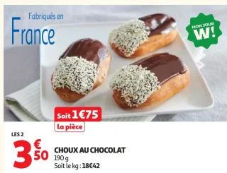 Choux au chocolat