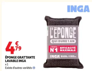 Éponge grattante lavable Inga