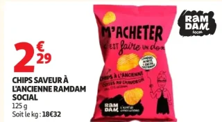 Chips saveur à l'ancienne Ramdam Social