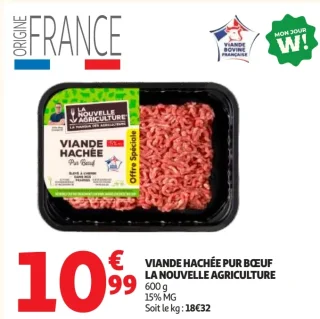 Viande Hachée Pur Bœuf La Nouvelle Agriculture