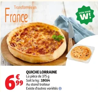 Quiche lorraine Le Traiteur