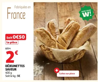 Déjeunettes saveur Les 4