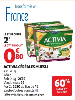 Activia Céréales Muesli