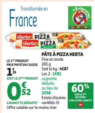 Pâte à Pizza Herta