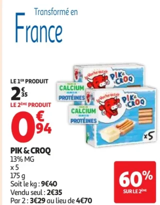 Pik & Croq La Vache qui rit