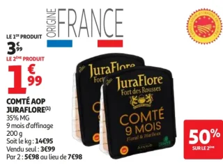 Comté AOP Juraflore Fort des Rousses