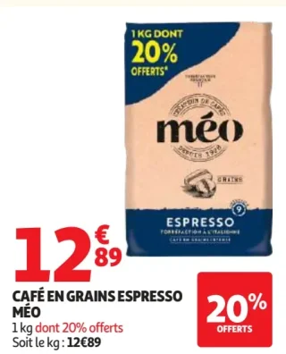 CAFÉ EN GRAINS ESPRESSO MÉO
