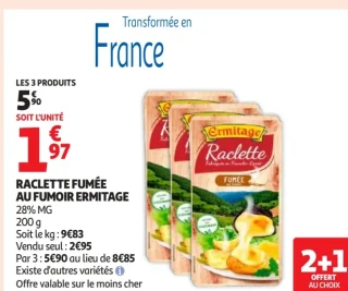 Raclette Fumée au Fumoir Ermitage