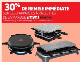 Appareils à Raclettes Tefal ou Tristar
