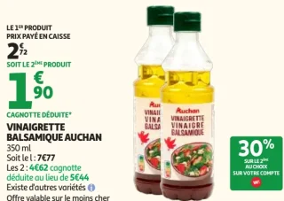Vinaigrette Balsamique Auchan