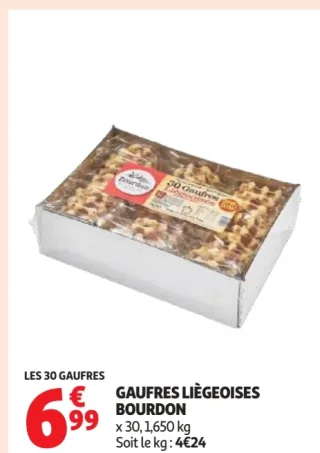 Gaufres Liégeoises Bourdon