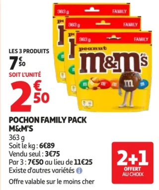 POCHON FAMILY PACK M&M'S