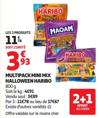 MULTIPACK MINI MIX HALLOWEEN HARIBO