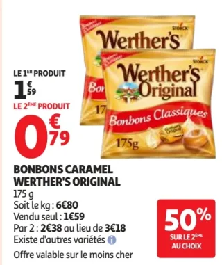 BONBONS CARAMEL WERTHER'S ORIGINAL