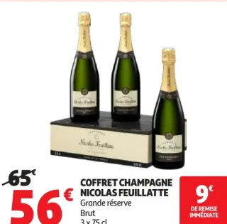 Coffret Champagne Nicolas Feuillatte Grande réserve Brut