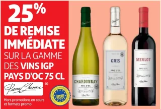 La Gamme des Vins IGP Pays d'Oc 75 cl Pierre Chanau