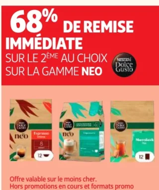 Gamme Neo Nescafe Dolce Gusto