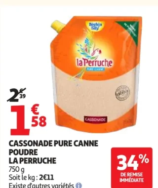 Cassonade Pure Canne Poudre La Perruche