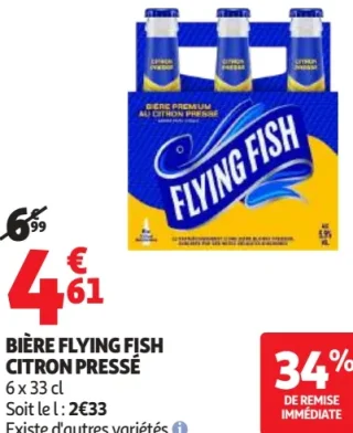 Bière Flying Fish Citron Pressé