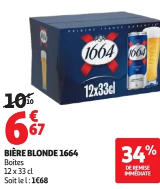 BIÈRE BLONDE 1664