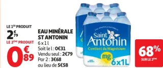 Eau minérale St Antonin