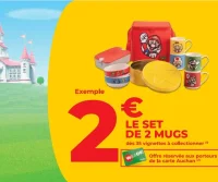 Le set de 2 mugs Super Mario