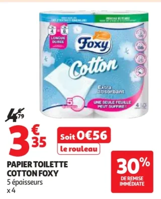 Papier toilette Cotton Foxy