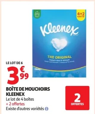 Boîte de mouchoirs Kleenex The Original