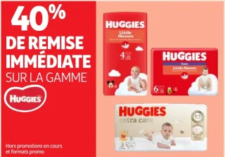Gamme Huggies (Little Movers, Extra Care)
