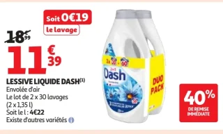 Lessive Liquide Dash Envolée d'air
