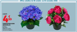 Composition Fleurs Artificielles