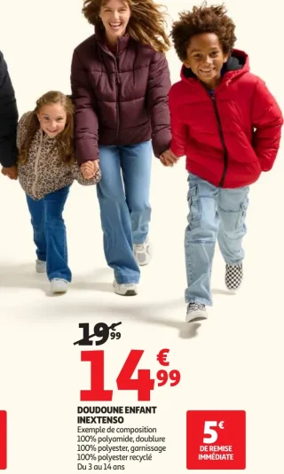 DOUDOUNE ENFANT INEXTENSO