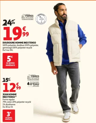 Doudoune homme Inextenso