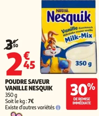 Poudre saveur Vanille Nesquik