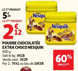 Poudre chocolatée Extra Choco Nesquik
