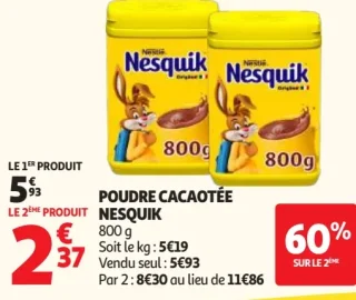 Poudre cacaotée Nesquik