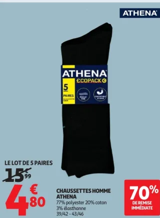 Chaussettes homme Athena