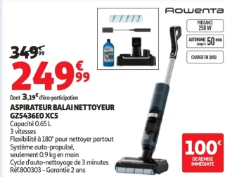 Rowenta ASPIRATEUR BALAI NETTOYEUR GZ5436E0 XC5
