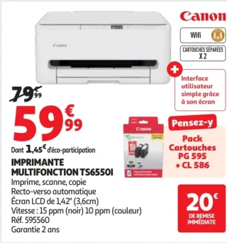 Canon IMPRIMANTE MULTIFONCTION TS6550I