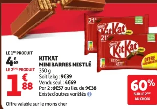 Kitkat Mini Barres Nestlé