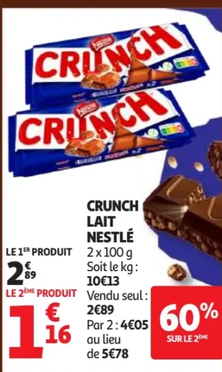 Crunch Lait Nestlé