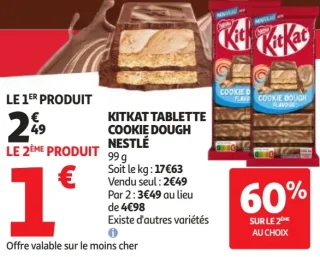 Kitkat Tablette Cookie Dough Nestlé