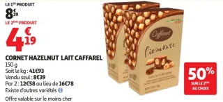 Cornet Hazelnut Lait Caffarel