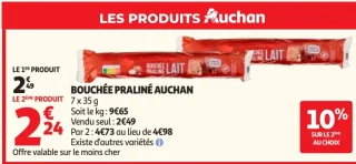 Bouchée Praliné Auchan