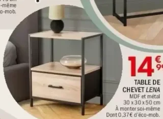 TABLE DE CHEVET LENA