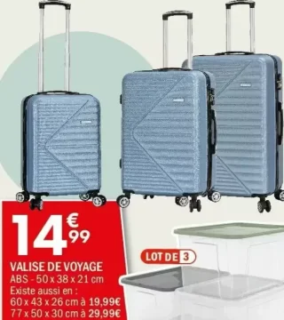 Valise de voyage ABS