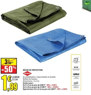 Bâche de protection Cogex