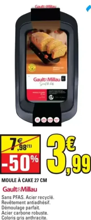Moule à cake 27 cm Gault&Millau